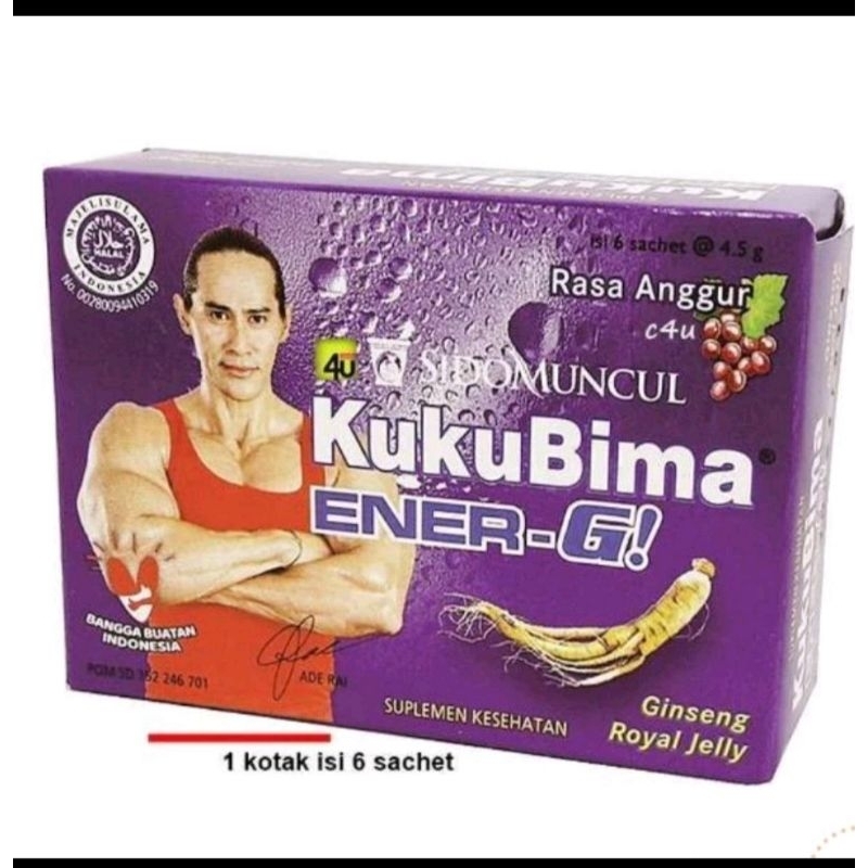 

kukubima ener-G anggur