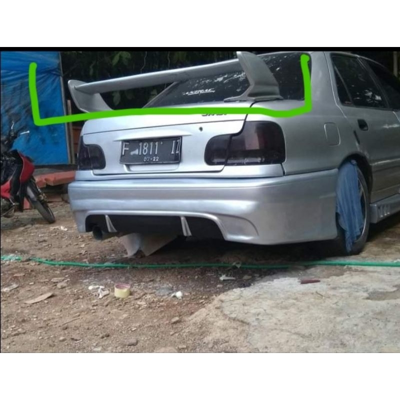 spoiler universal mobil sedan model subaru