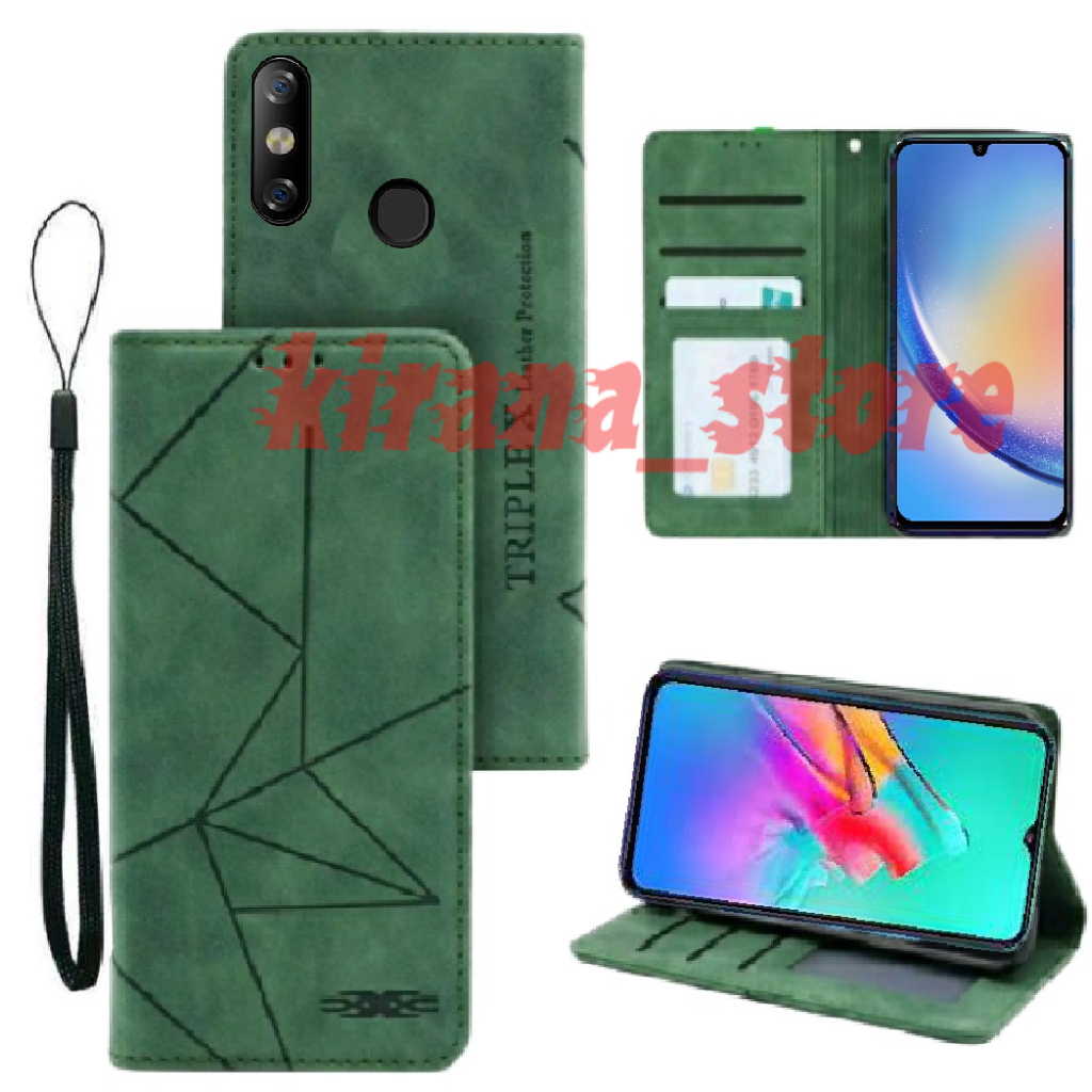 Case Dompet  HP Flip Kulit Motif Wallet Cover untuk XIAOMI REDMI NOTE 5 XIAOMI REDMI NOTE 5 PRO