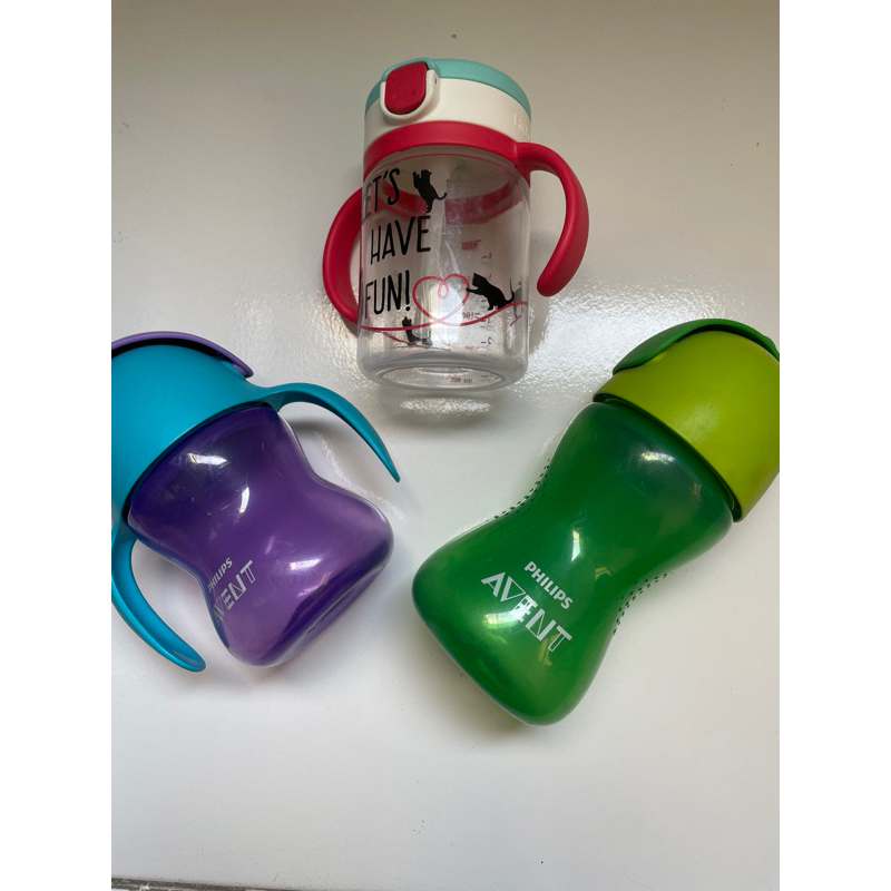 PRELOVED BOTOL STRAW CUP RICHELL AVENT