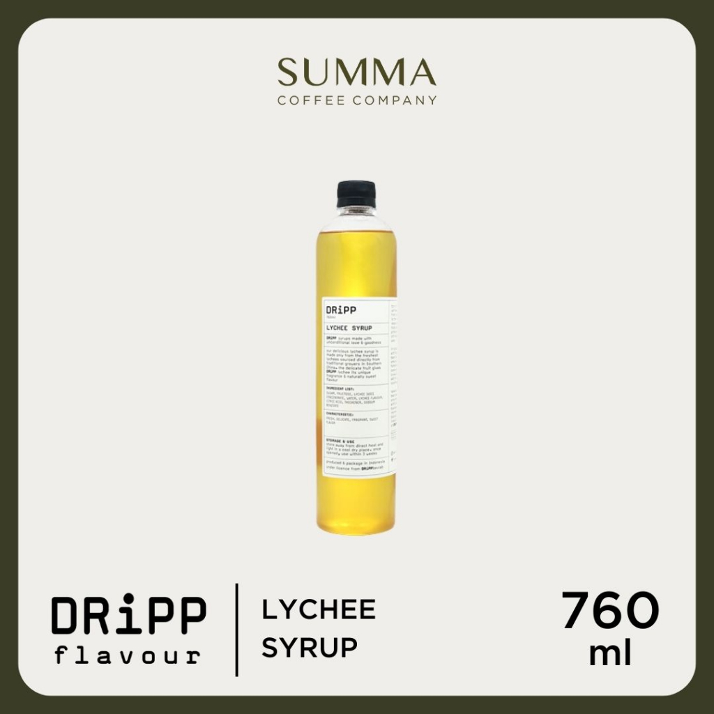 

DRiPP Lychee Syrup - Sirup Rasa Leci 760 ml