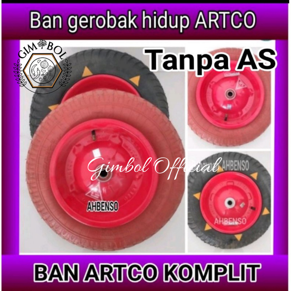 BAN LUAR ARTCO / BAN GEROBAK ARTCO / BAN MERAH