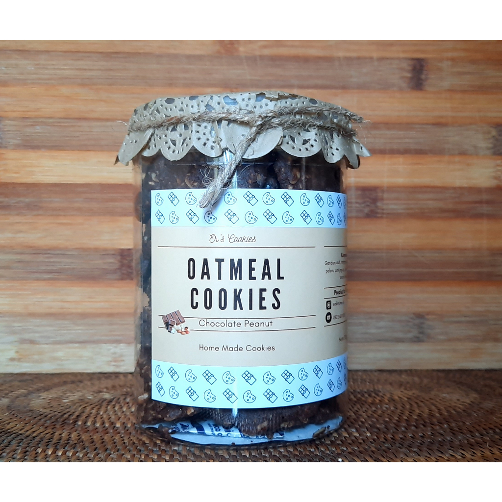 

Oatmeal Cookies Chocolate Peanut (320 gr) - Er's Cookies
