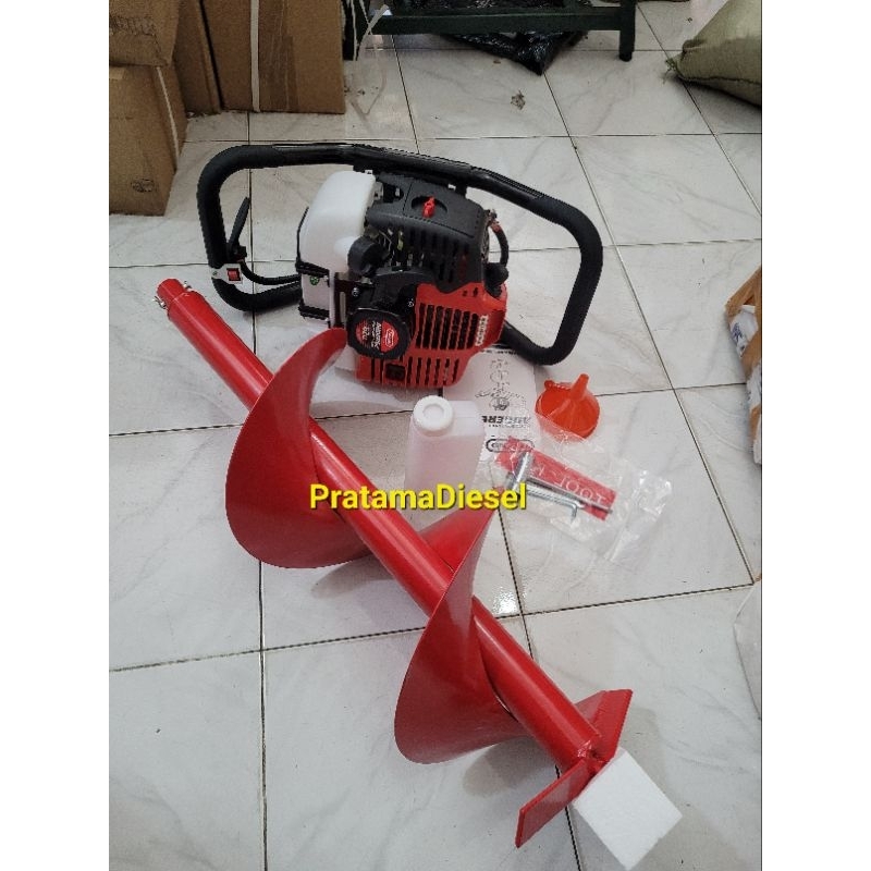 Mesin Bor Tanah 25cm PRO-QUIP AUGER 62+Mata Bor Tanah