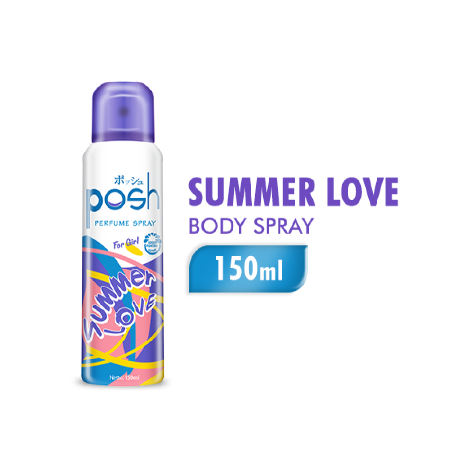 Posh Spray Cologne Summer Love Botol 150 ml x2 - Gambar 2
