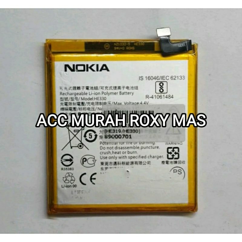 ORIGINAL 100% BATERAI BATRE HANDPHONE NOKIA 3 MODEL HE330