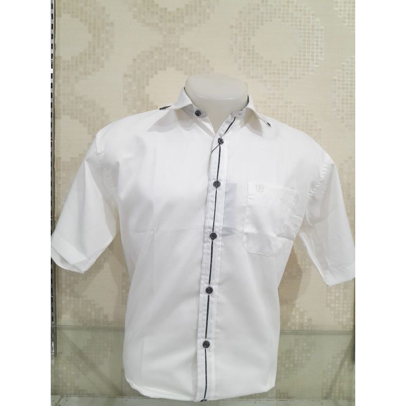 KEMEJA KOMBINASI TERBARU TOMBT BOSS ONE LENGAN PENDEK