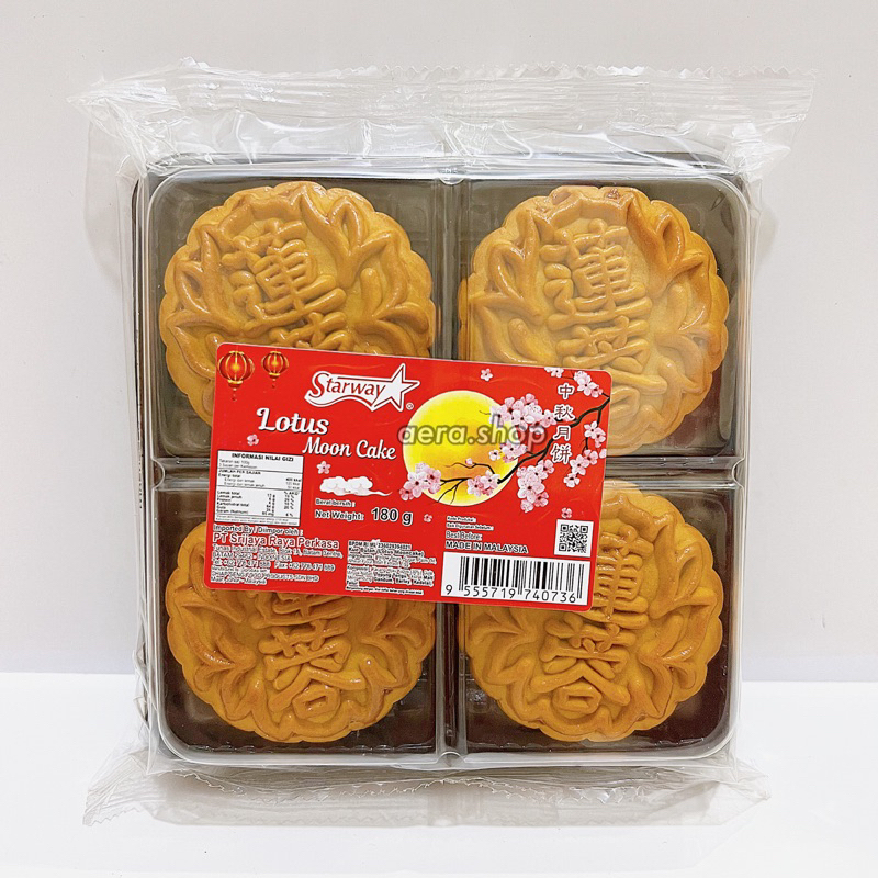 Mooncake Malaysia HALAL isi 4 Moon Cake Kue Bulan Pia