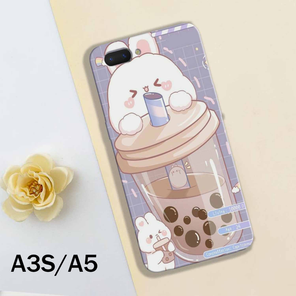 Case Hp - OPPO A3S-A5 - Casing Hp - OPPO A3S-A5 - External_acc - Case Motif Boba - Fashion Case Este
