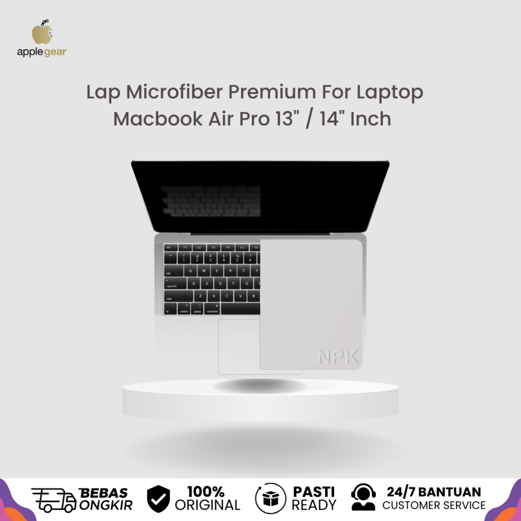 Kain Lap Microfiber Laptop LCD Apple Macbook Air Pro 13" 14" 15" 16" Inch