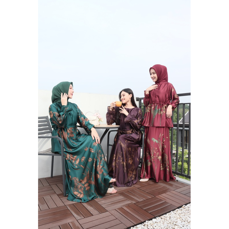 KINARA DRESS | GAMIS SUTRA TERBARU GIES | GAMIS GIES BUTIK | GAMIS KONDANGAN
