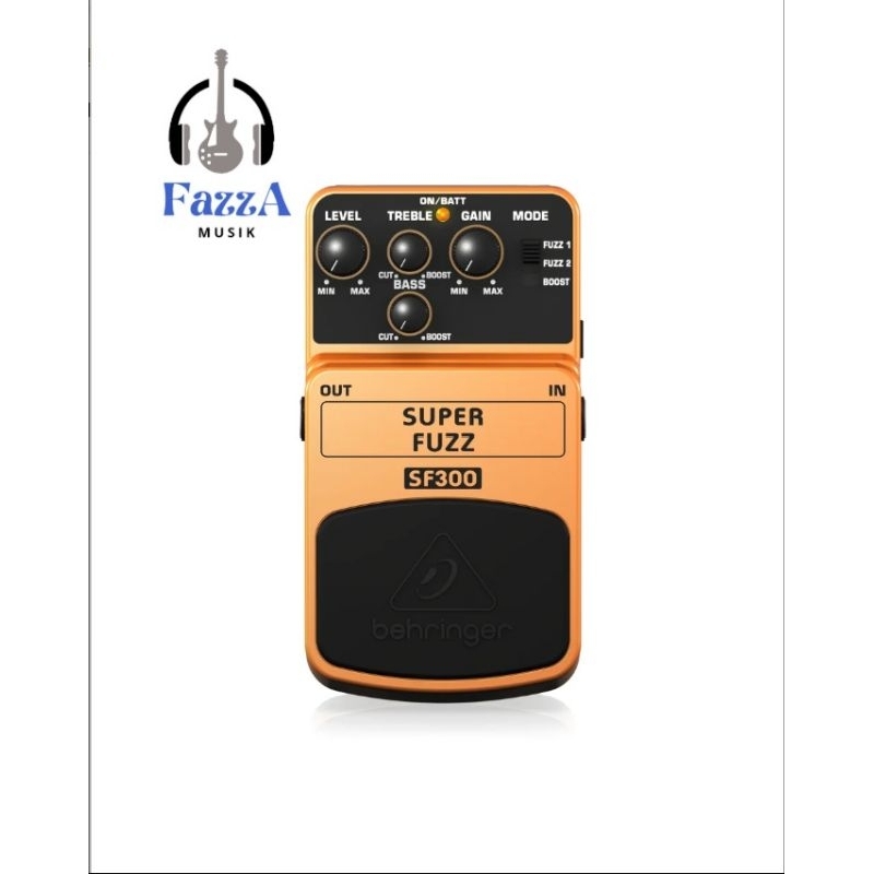 efek behringer sf300 super fuzz distortion
