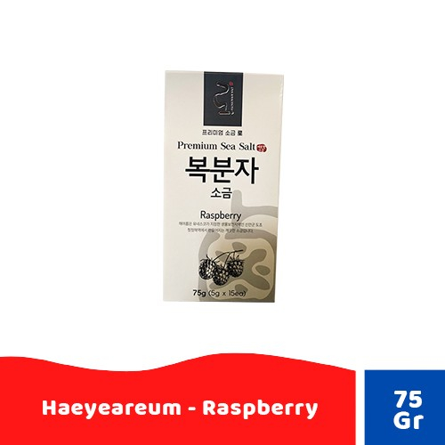 

Haeyeareum - Raspberry Sea Salt - 75gr - Korea