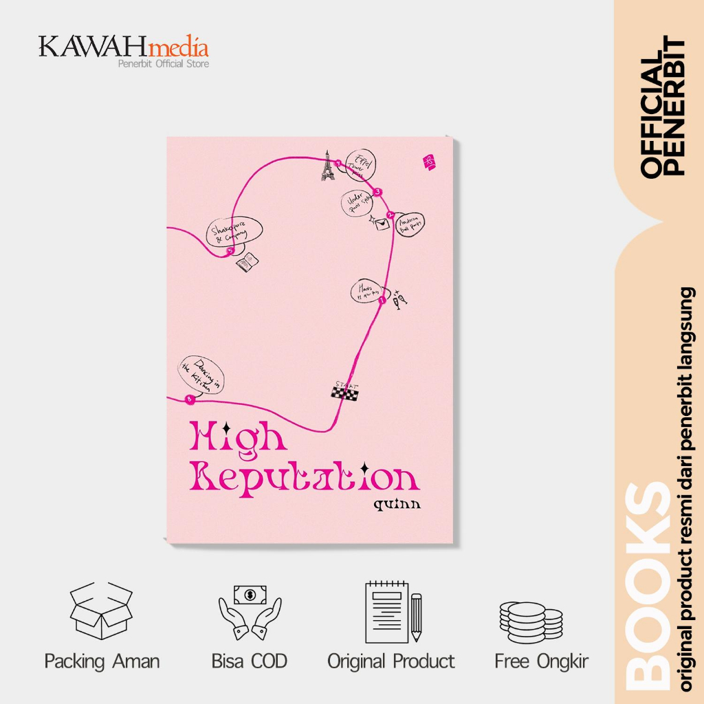 Buku novel high reputation quinn bukune