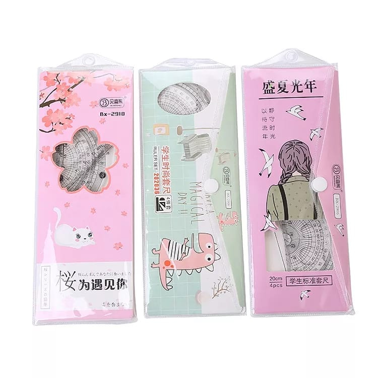 

Penggaris Set Fashion Mistar Lucu Ruler Set