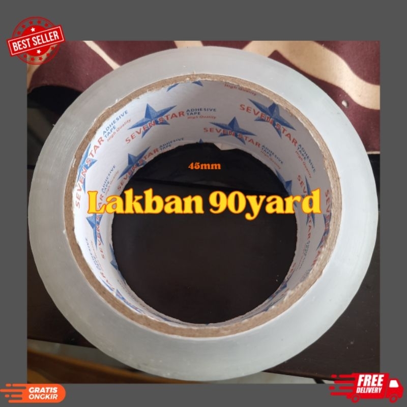 

Lakban Bening - Lakban Cokelat Ekomonis 45mm x 72 Yard