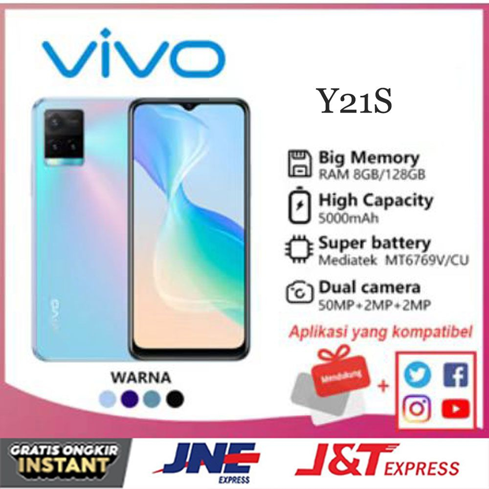 [FULLSET] VIVO Y21S 8/128GB ORIGINAL SECOND