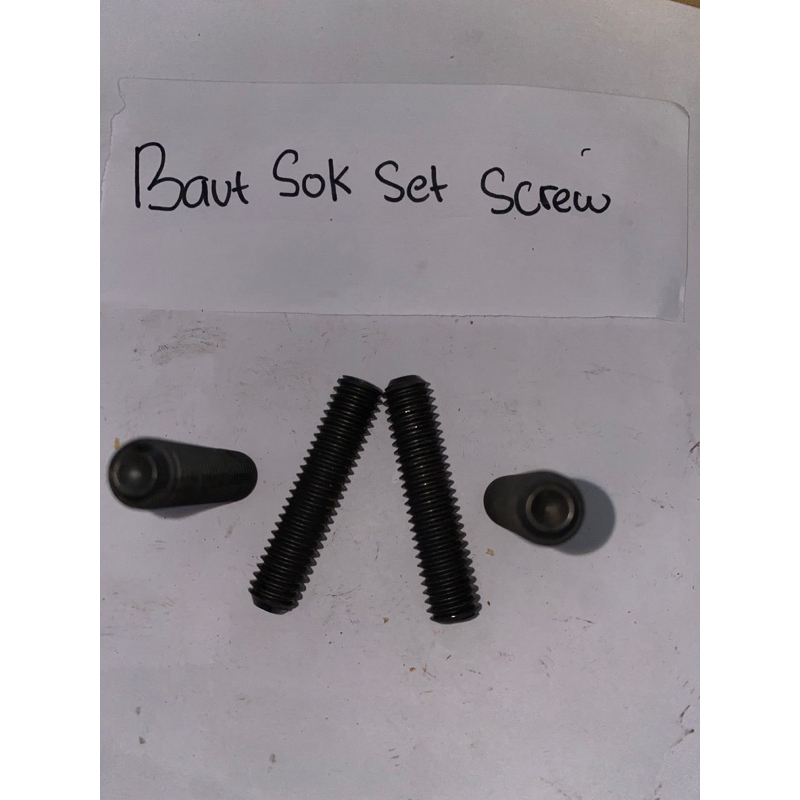 baut tanam kunci L / baut soket screw 7/16 x2