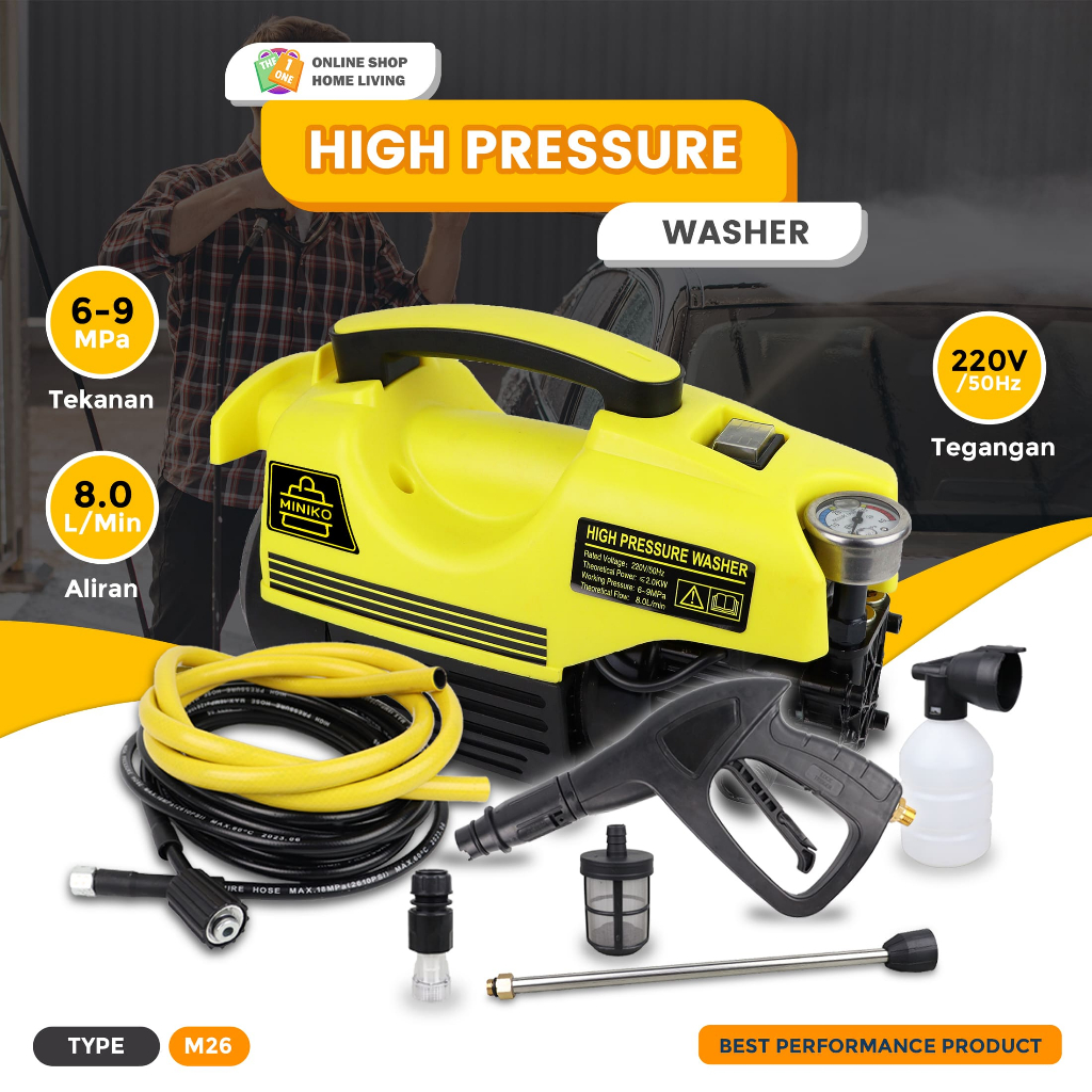Alat Steam Cuci Motor Dan Mobil Jet cleaner B3 & M26 Jet Steam Listrik
