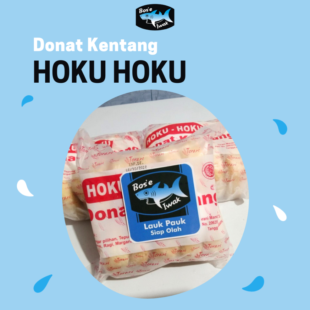 

BOSE IWAK/ Donat Kentang Hoku-Hoku 10 Pcs