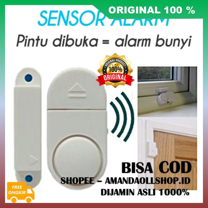 Elementor Alarm Pintu Alarm Pintu Jendela Anti Maling Alarm Pintu Sensor 100% ASLI