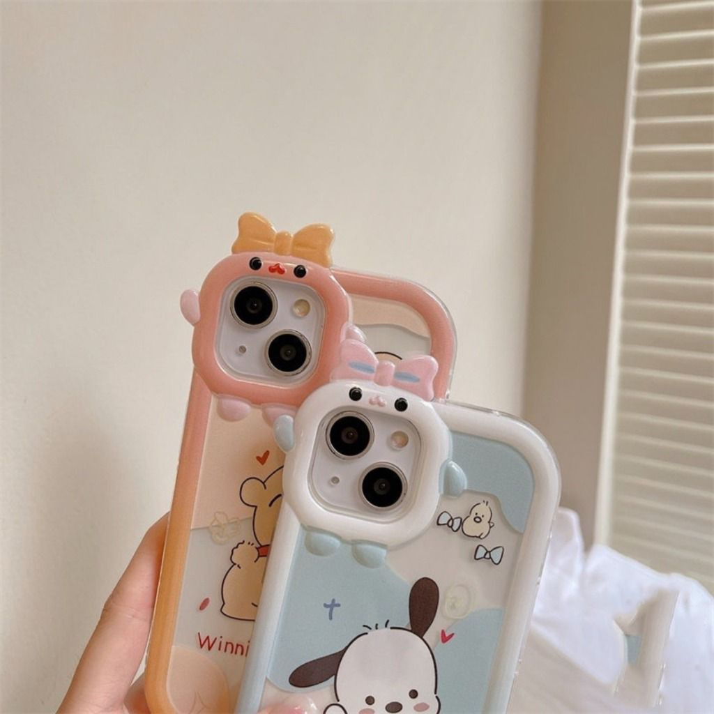 SS11 SS12 Softcase Motif Cute Winnie Pooh Case For Oppo Reno 4F - White_Cell