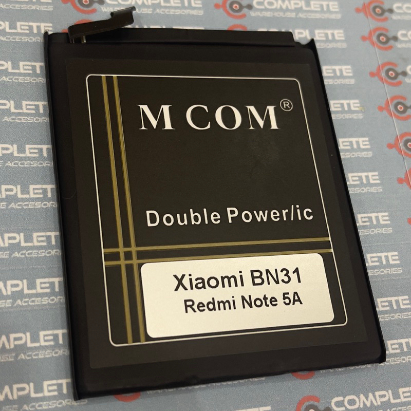 BATERAI REDMI BN31 / BN-31 / BATERAI REDMI NOTE 5A MCOM DOUBLE POWER 5000MAh
