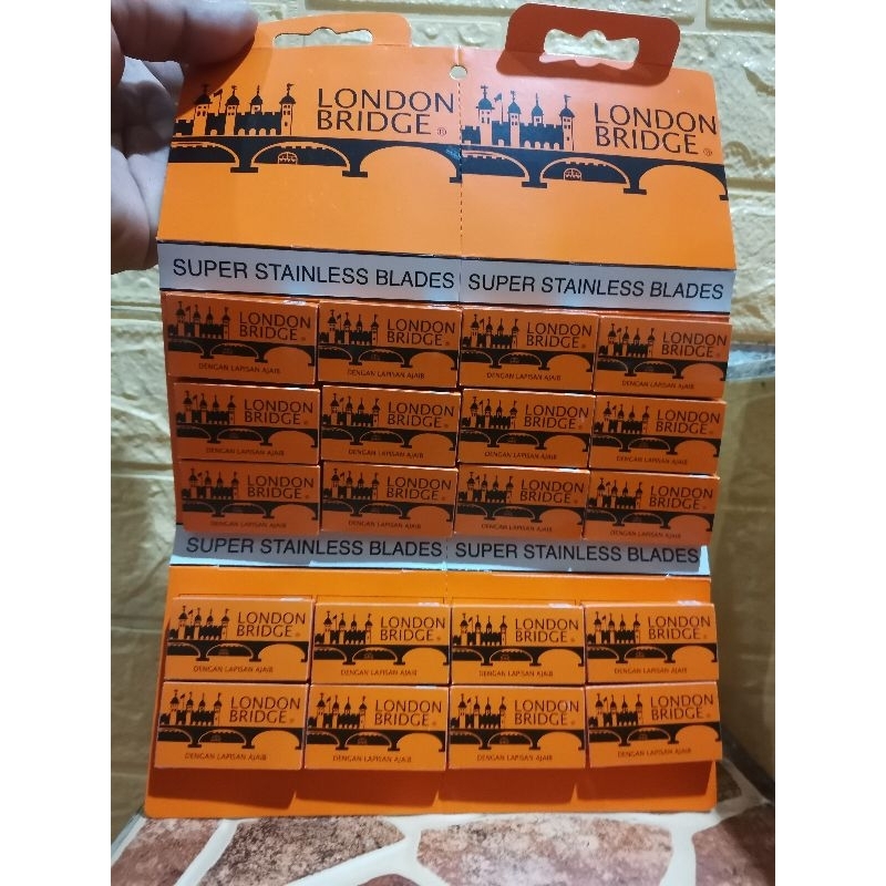 Gillette London Bridge Super Stainless Blade 5 x 10