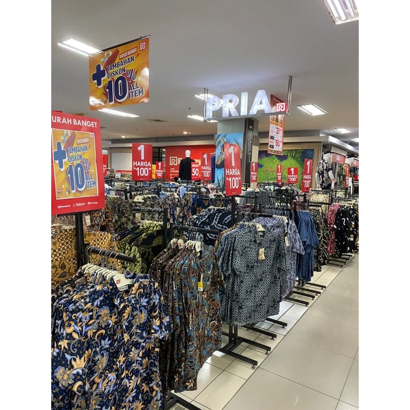 Nota Live Kemeja dan Tshit Pria Ramayana Serang