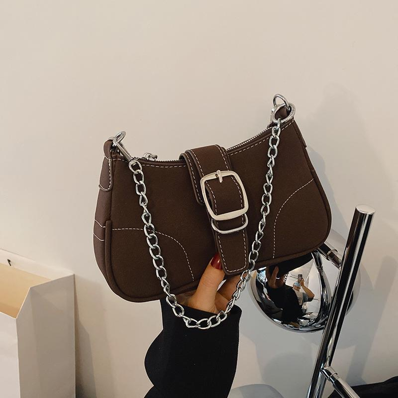 Tas Ketiak Scrub Vintage Coklat