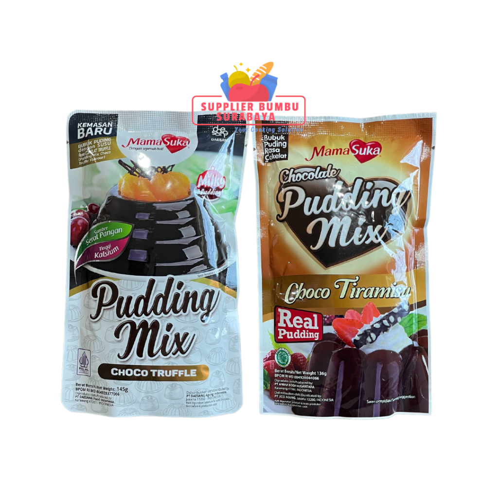 

MamaSuka Tepung Premix Puding Coklat Pudding Mix Choco Truffle Tiramisu