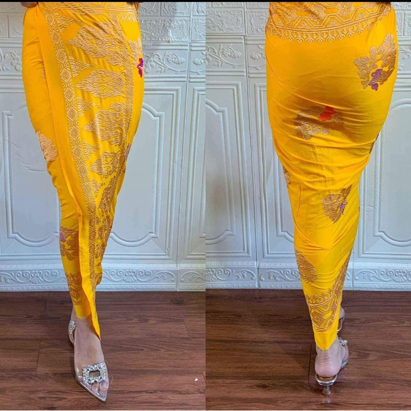 KAMEN LEMBARAN KATUN BORDIR TUMPAL (Bukan rok)