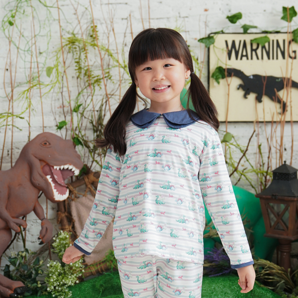 Cots &amp; Cuddles -  Possie Nightwear Kerah Dino Roar  Series