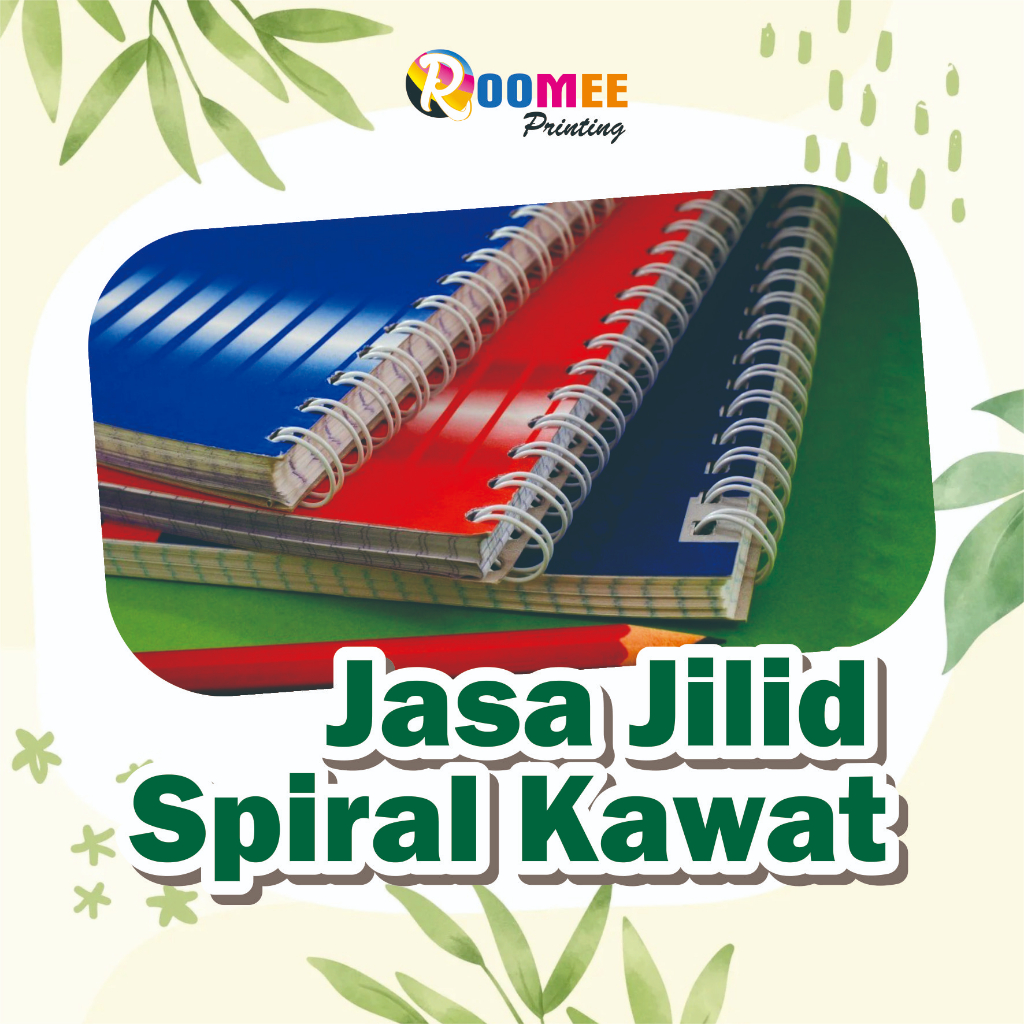 

JASA JILID SPIRAL KAWAT PUTIH A4/B5/A5/A3