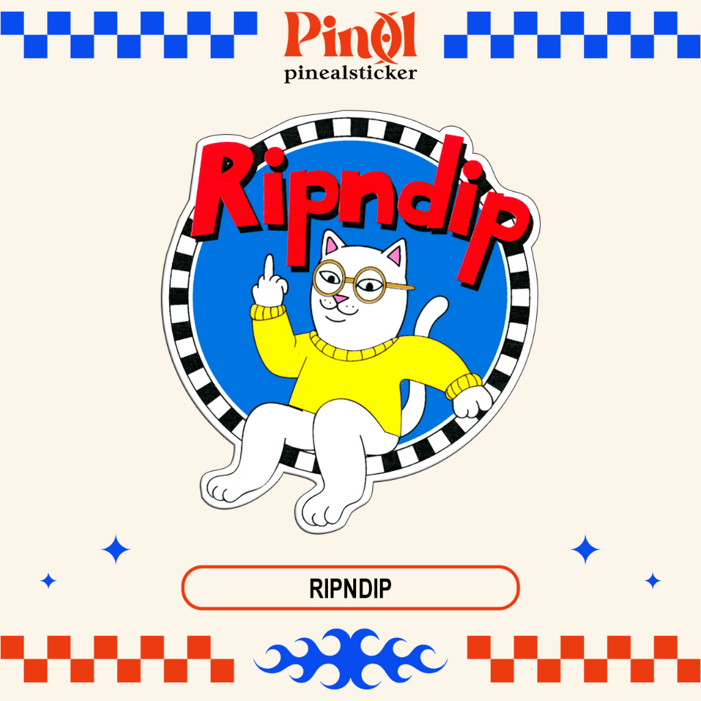 

Sticker/Stiker Skate "RIPNDIP 15" Bootleg