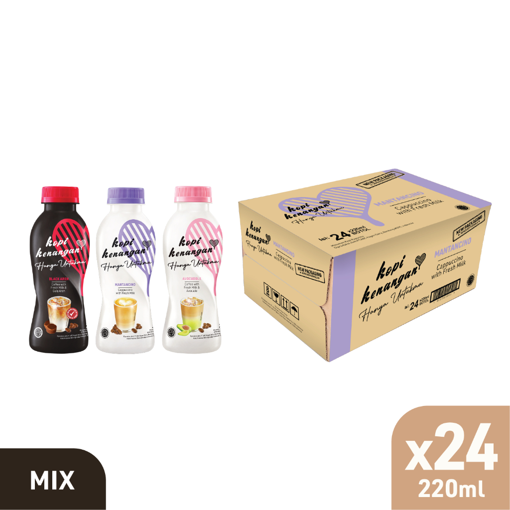 

Kopi Kenangan Hanya Untukmu Mix 220ml x 24