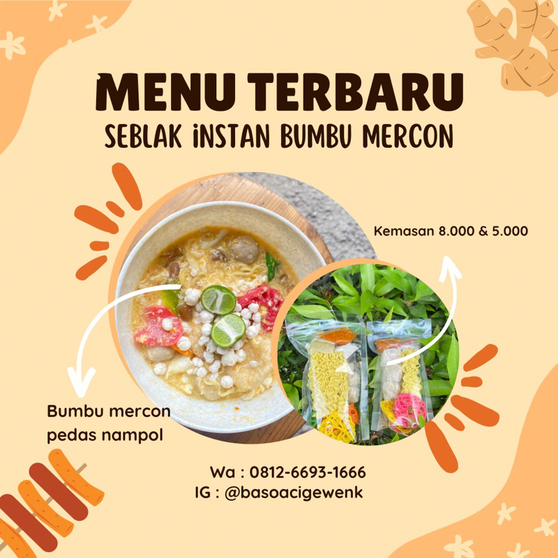 

SEBLAK BUMBU MERCON (@basoacigewenk)