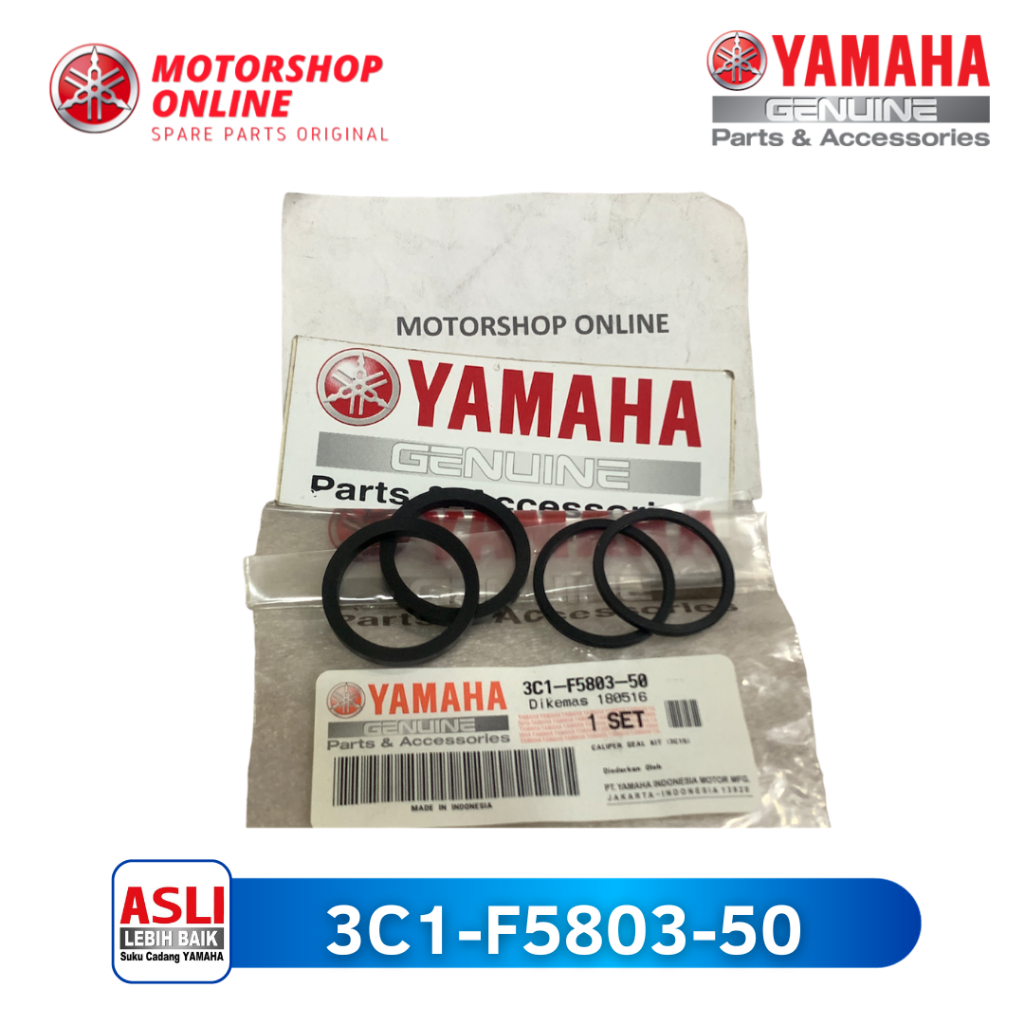 Seal Sel Piston Kaliper CALIPER SEAL KIT 3C1-F5803-50 Original Yamaha