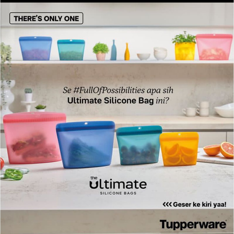 Ultimate silicone bags tupperware with free/ promo september 2023
