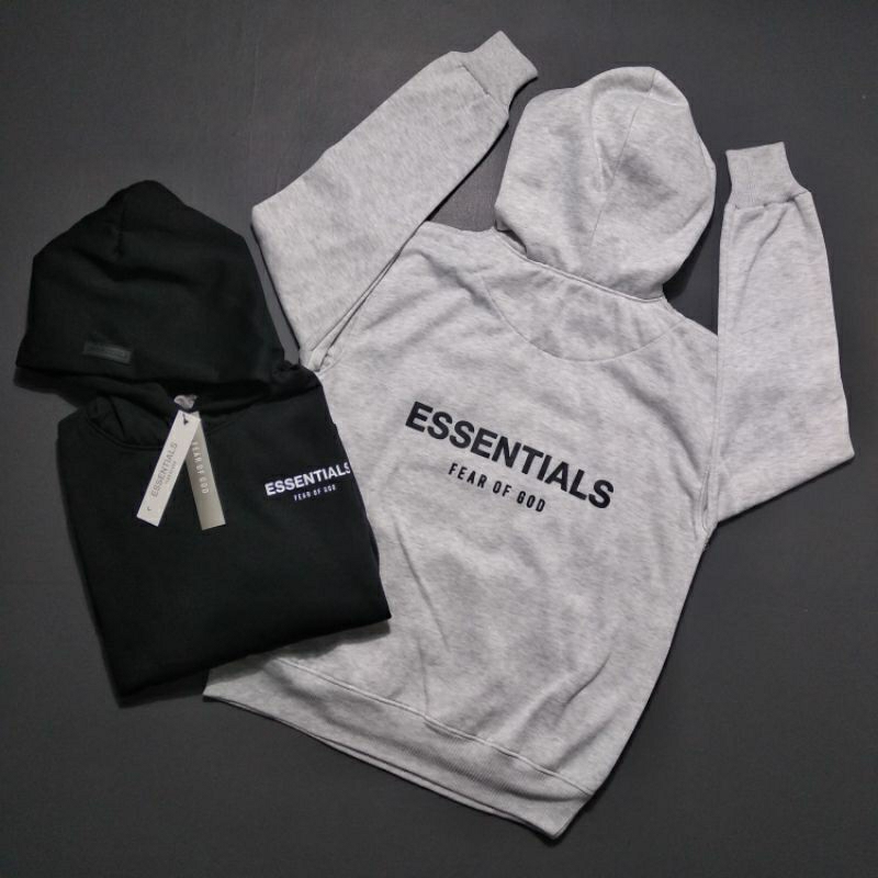 JAKET HOODIE ESSENTIALS FEAR OF GOD