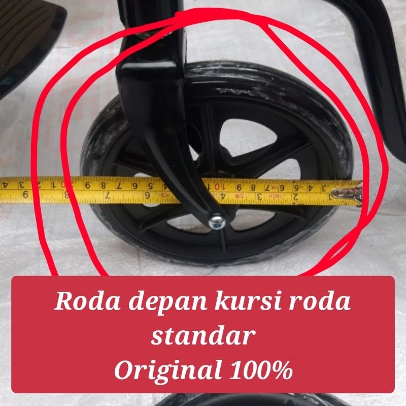 roda depan kursi roda 8 inci 20cm/ban depan kursi roda standar