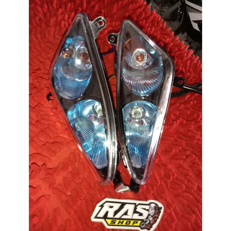 mio sporty lampu sein mio sporty MX Thailand smoke Blue