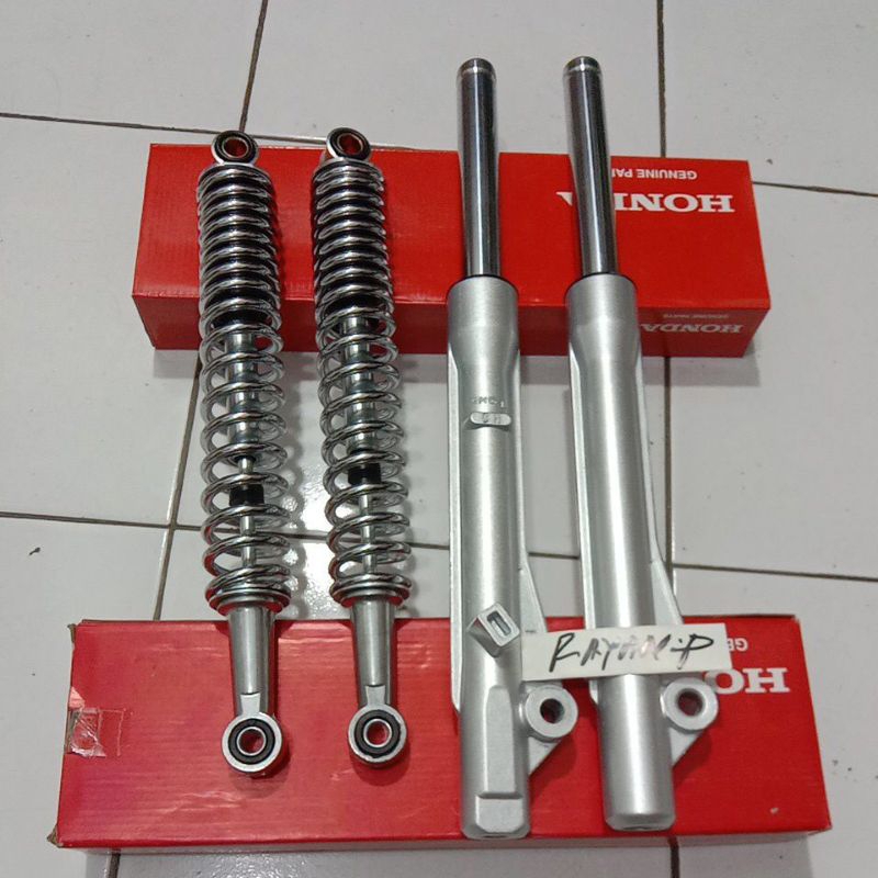 sok depan + belakang Supra x lama Supra fit lama tromol