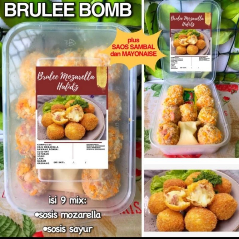 

Brulee Bomb Brulle Mozarella isi 9 mix