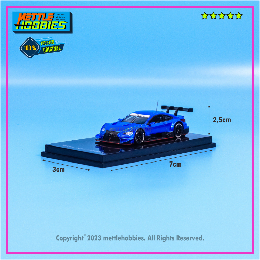 Speed GT Lexus RC F GT500 Diecast Miniatur Replika Mobil 1:64