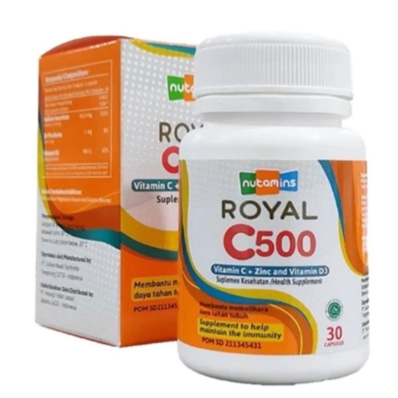 nutamins royal c500 vitamin c dan multivitamin
