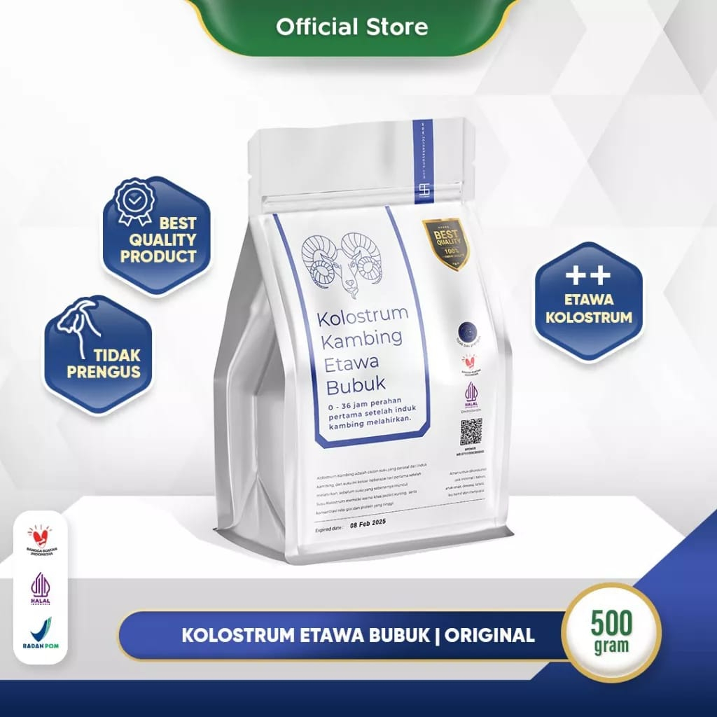 

Premium Susu Kambing Etawa Kolostrum Colostrum Bubuk Ternak Syams 200 gram Murni Organik Pure Natural Original tanpa gula