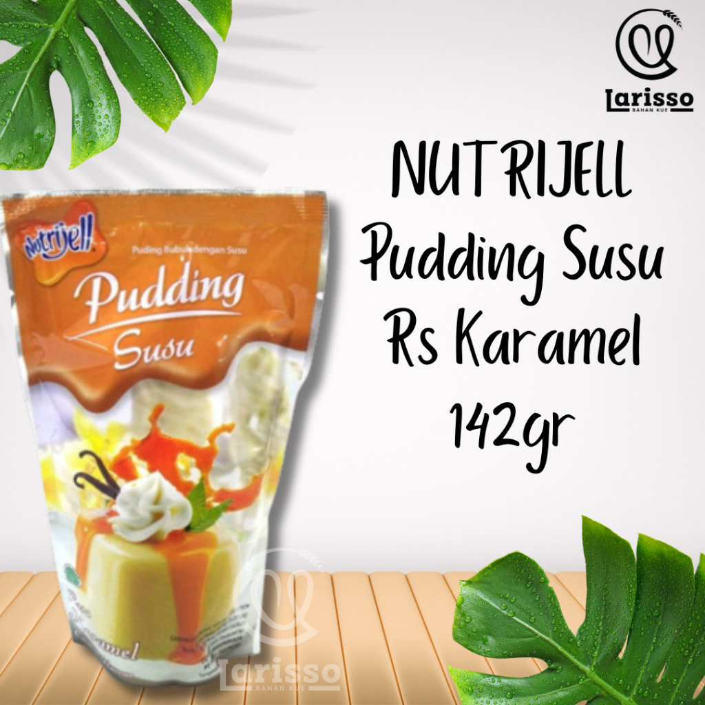 

NUTRIJELL PUDDING SUSU 142GR RASA KARAMEL PUDING BUBUK DENGAN SUSU DAN KARAMEL