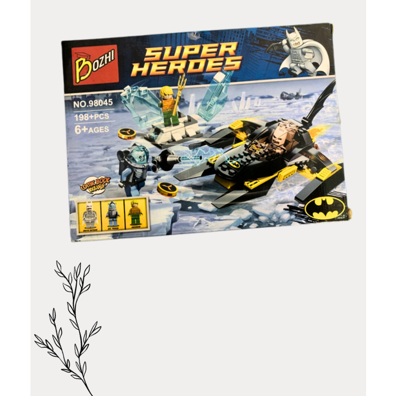 Lego Bozhi - Superheroes Berkarakter - Batman vs Freeze 98045