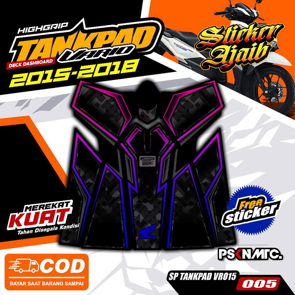 Tankpad Vario 2015 - 2017 Striping Vario Pelindung Dashboard Vario Old 2015 - 2017 125/150